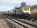 An HST approaches Bourton on the Down Main