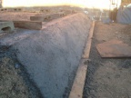First layout of foundations laid