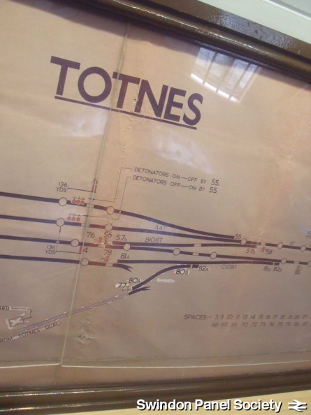 Diagram from Totnes pre-MAS, on display at the South Devon 15168347712 o