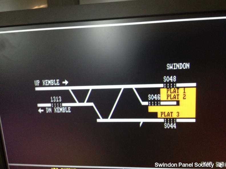 Approach TD map screen for Swindon Station on the GP 15045875512 o