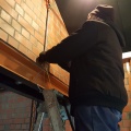 Meanwhile, electrician David continues to finalise the wiring in the early signalling area, in readiness for fitments.