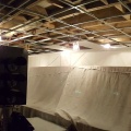 Now for some panoramic trickery! From a vantage point next to the window, the extent of the ceiling grid can be seen.