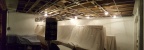 Now for some panoramic trickery! From a vantage point next to the window, the extent of the ceiling grid can be seen.