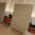 New boards are fabricated and painted, ready for future displays.