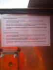 Instructions for lock out instrument