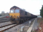 66013 brings a steel train off Hawksworth Terminal