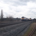 HSTs pass at South Marston