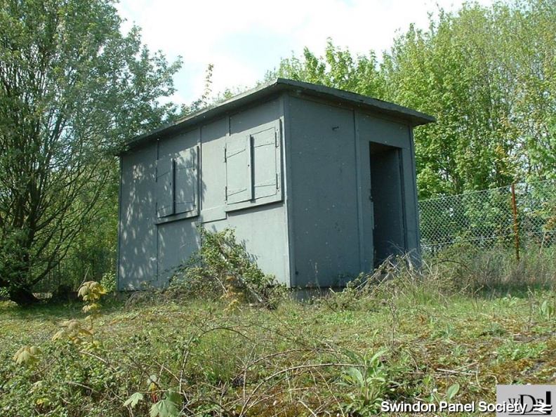 Wooden PW Hut on the old Up Platform at Little Somerford