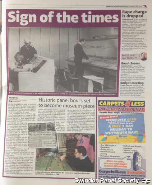 Swindon Advertiser - 20 February 2015