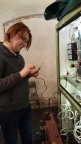 James tests out the new 12V soldering iron he procured - success!