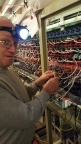 Meanwhile, Peter continues to terminate the cables at the PCB end, in readiness for more testing