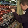 ...whilst Jack continues wiring in PCBs that have had their cables soldered to the tag blocks & tested