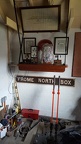 The Frome North Box plate is mounted to the wall, joining the growing number of restored Brunel Room exhibits.
